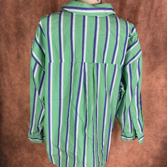 Future Collective by Reese Blutstein button up striped shirt - Picture 5 of 7